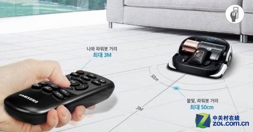三星VR9000H機器人吸塵器操作方法
